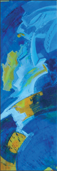 Abstrakt, Acryl, 34 x 105 cm 