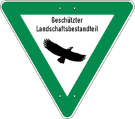 Schild: Geschützter Landschaftsbestandteil